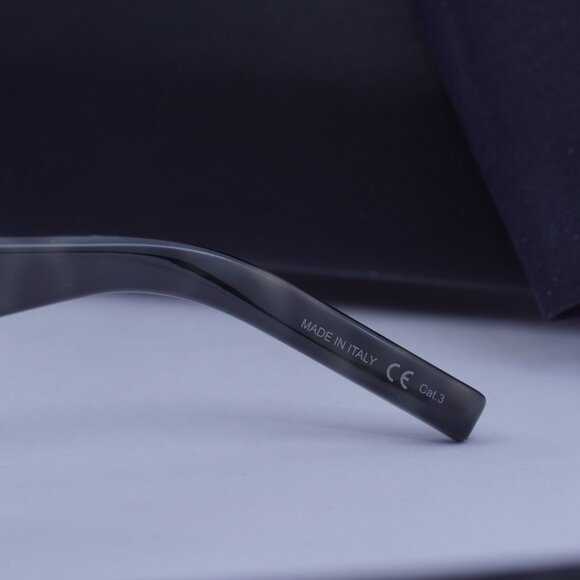 Saint Laurent SL329 004 Rectangle Sunglasses - Grey Havana/Black - Picture 9 of 10